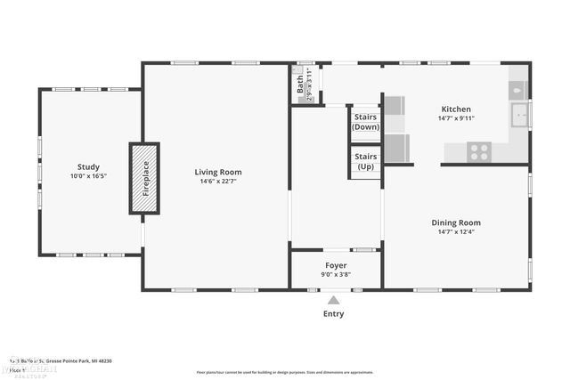 1319 Balfour Street, Grosse Pointe Park, MI 48230