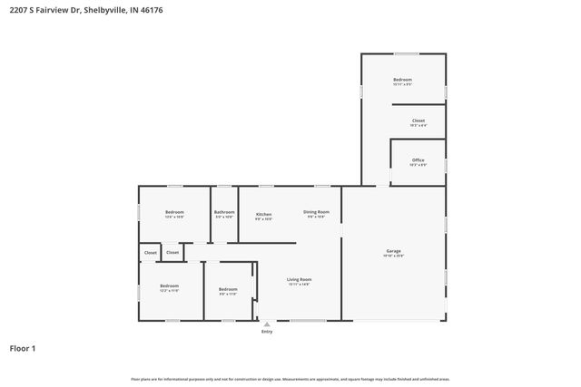 2207 S Fairview Drive, Shelbyville, IN 46176