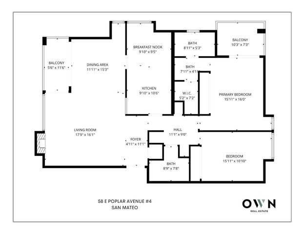 58 E Poplar Avenue 4, San Mateo, CA 94401