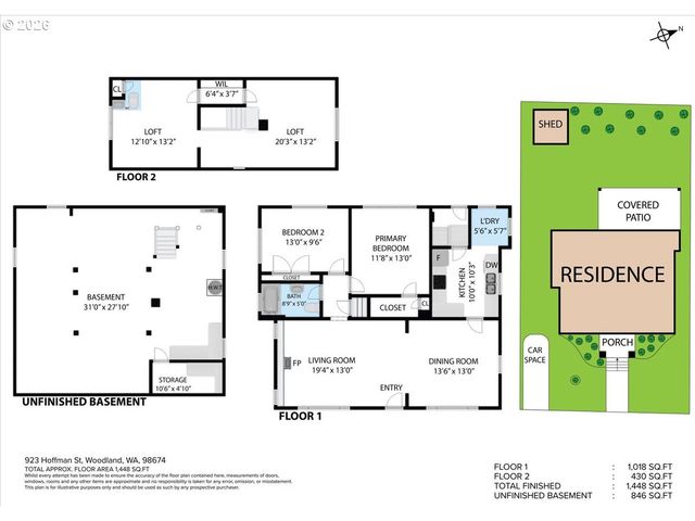 923 Hoffman St, Woodland, WA 98674
