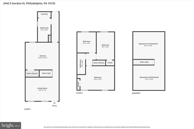 2442 E GORDON ST, Philadelphia, PA 19125
