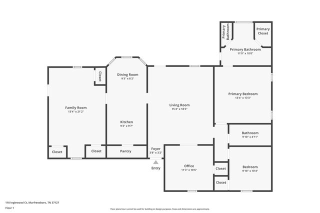 110 Inglewood Ct, Murfreesboro, TN 37127