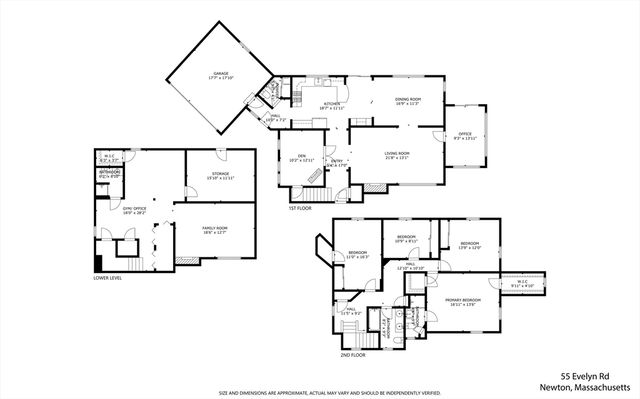 55 Evelyn Rd, Newton, MA 02468