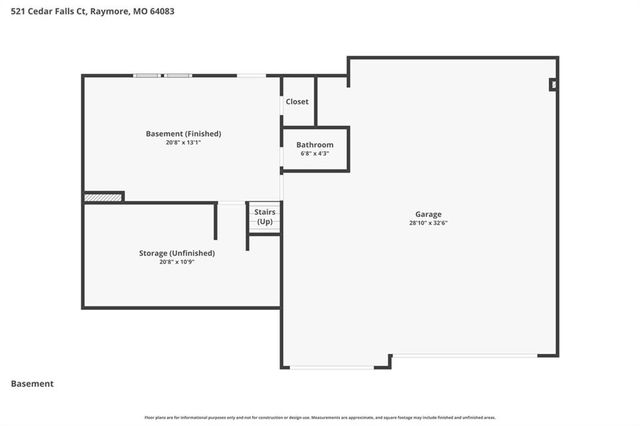 521 Cedar Falls Court, Raymore, MO 64083