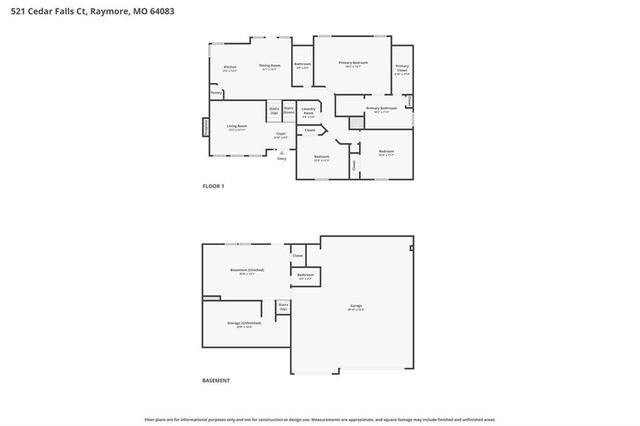 521 Cedar Falls Court, Raymore, MO 64083