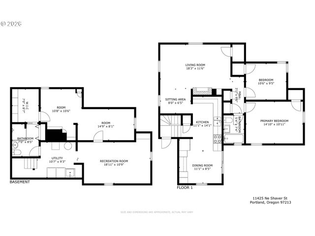 11425 Ne SHAVER St, Portland, OR 97220
