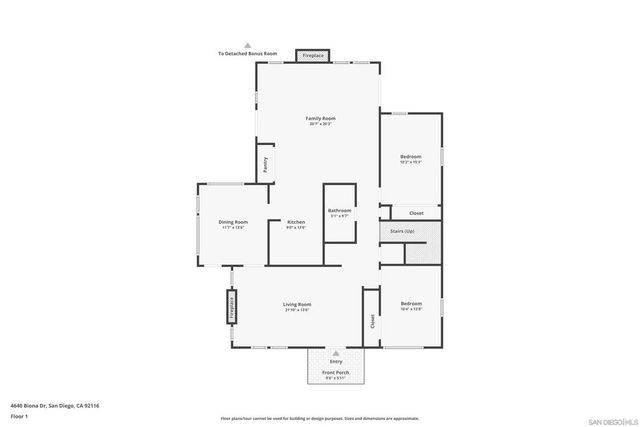 4640 Biona Drive, San Diego, CA 92116