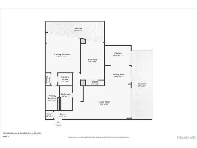 790 N Washington St 1210, Denver, CO 80203