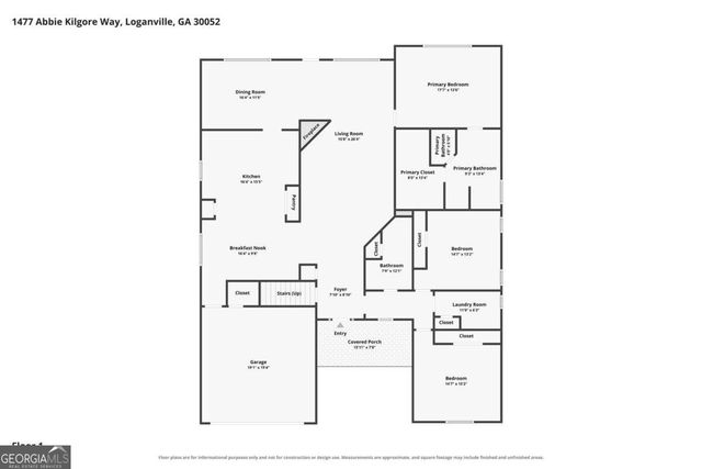 1477 Abbie Kilgore Way, Loganville, GA 30052