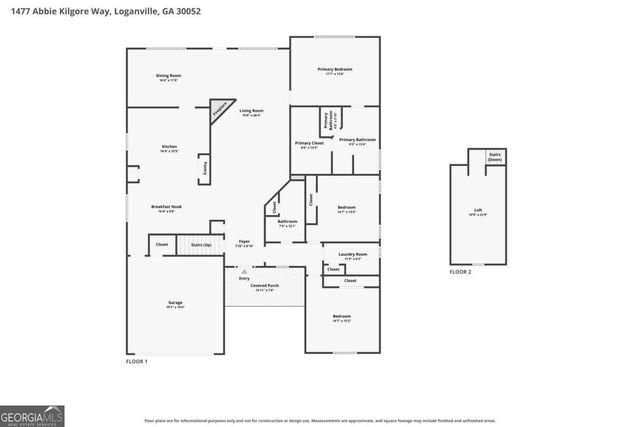 1477 Abbie Kilgore Way, Loganville, GA 30052
