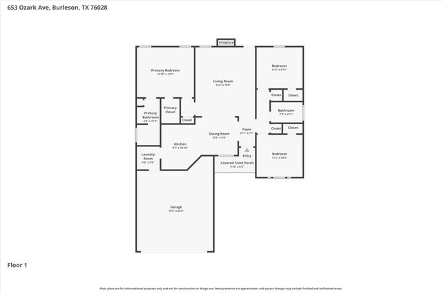 653 Ozark Avenue, Burleson, TX 76028