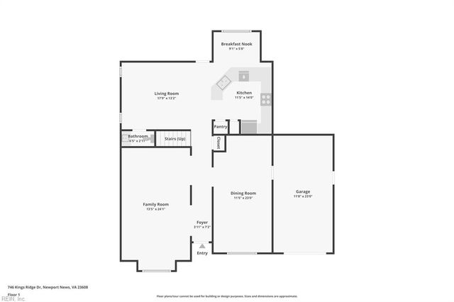 746 Kings Ridge DR, Newport News, VA 23608