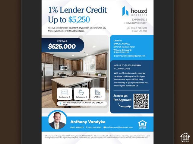 1056 W STONEHAVEN DR, North Salt Lake, UT 84054