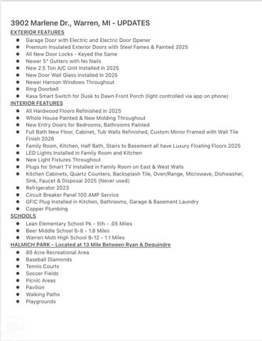 3902 Marlene Drive, Warren, MI 48092