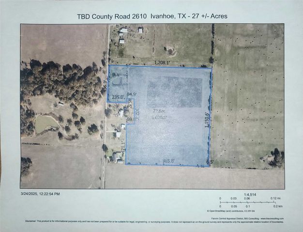 TBD C. R. 2610, Ivanhoe, TX 75447