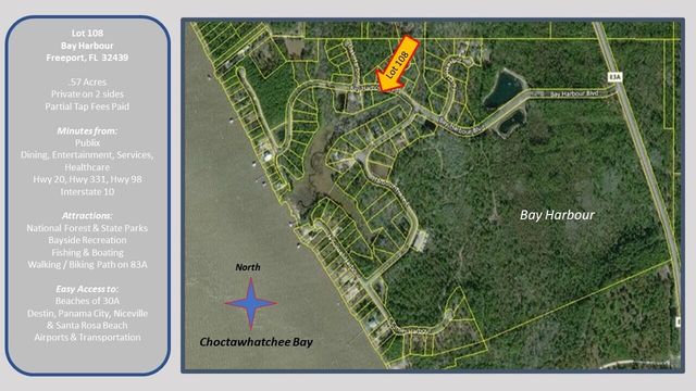 Lot 108 Bay Harbour Boulevard, Freeport, FL 32439