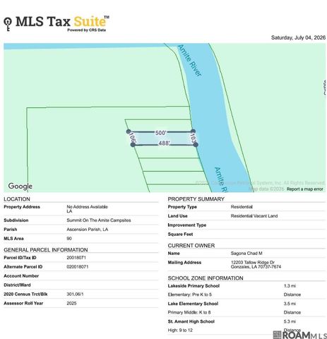 TBD Amite River Access Only, Prairieville, LA 70769