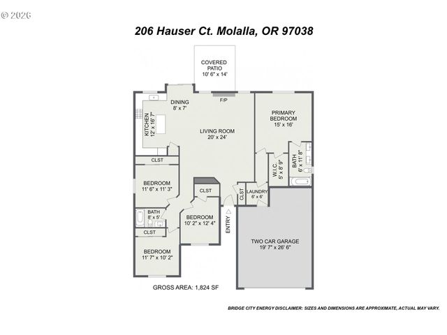 206 Hauser Ct, Molalla, OR 97038