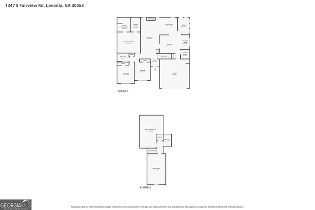 1347 S Fairview Road, Lavonia, GA 30553