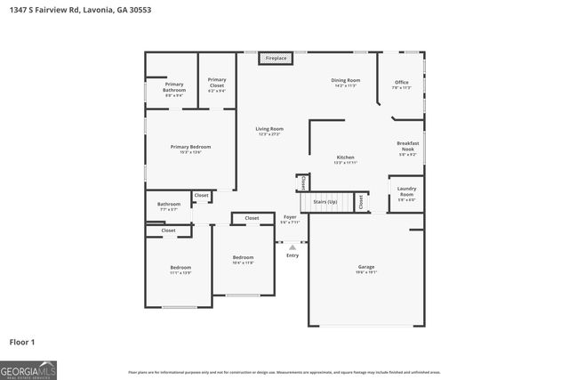 1347 S Fairview Road, Lavonia, GA 30553