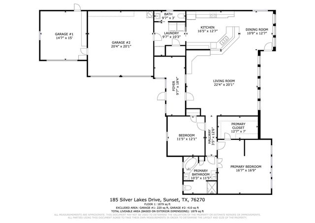 185 Silver Lakes Drive, Sunset, TX 76270