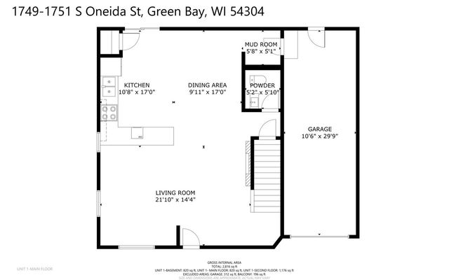 1749 S ONEIDA STREET, Green Bay, WI 54304