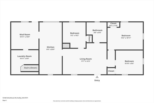72 Nw Schoolhouse Rd, Dudley, MA 01571