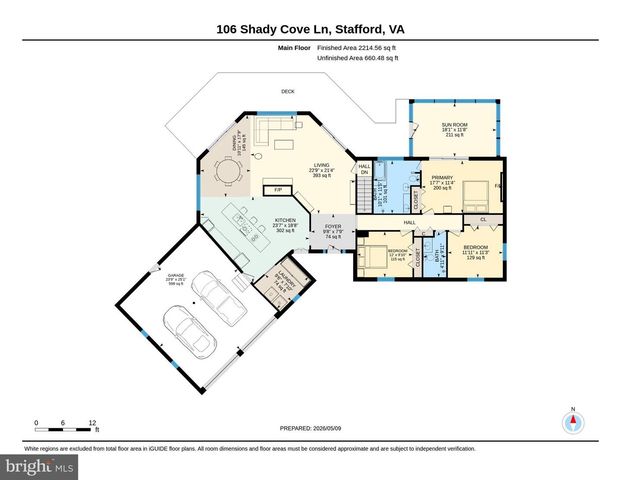 106 SHADY COVE LN, Stafford, VA 22554