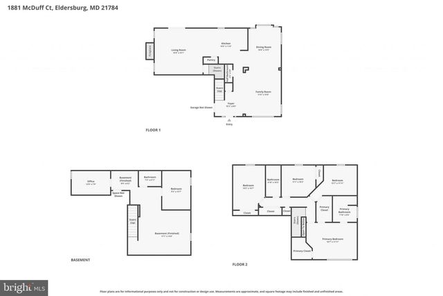 1881 MC DUFF CT., Eldersburg, MD 21784