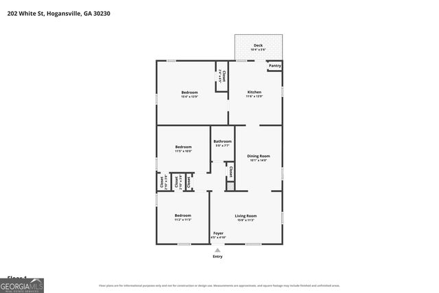 202 White Street, Hogansville, GA 30230