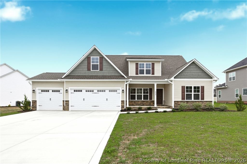 1923 Thomas Wood (Lot 103) Drive, Fayetteville, NC 28306 — exterior
