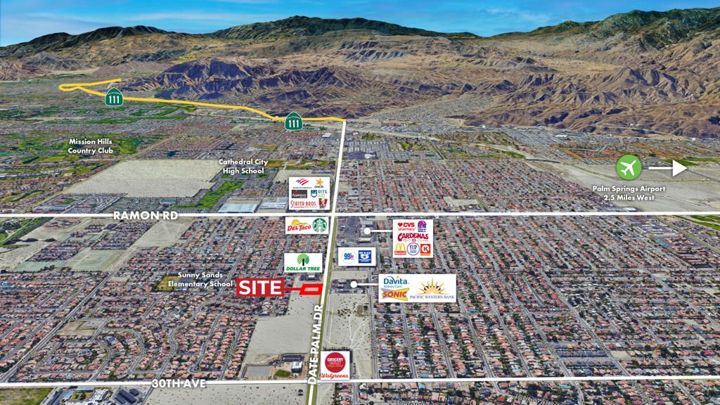 Image 2 of property listing at 0 Date Palm Drive, Cathedral City, CA 92234