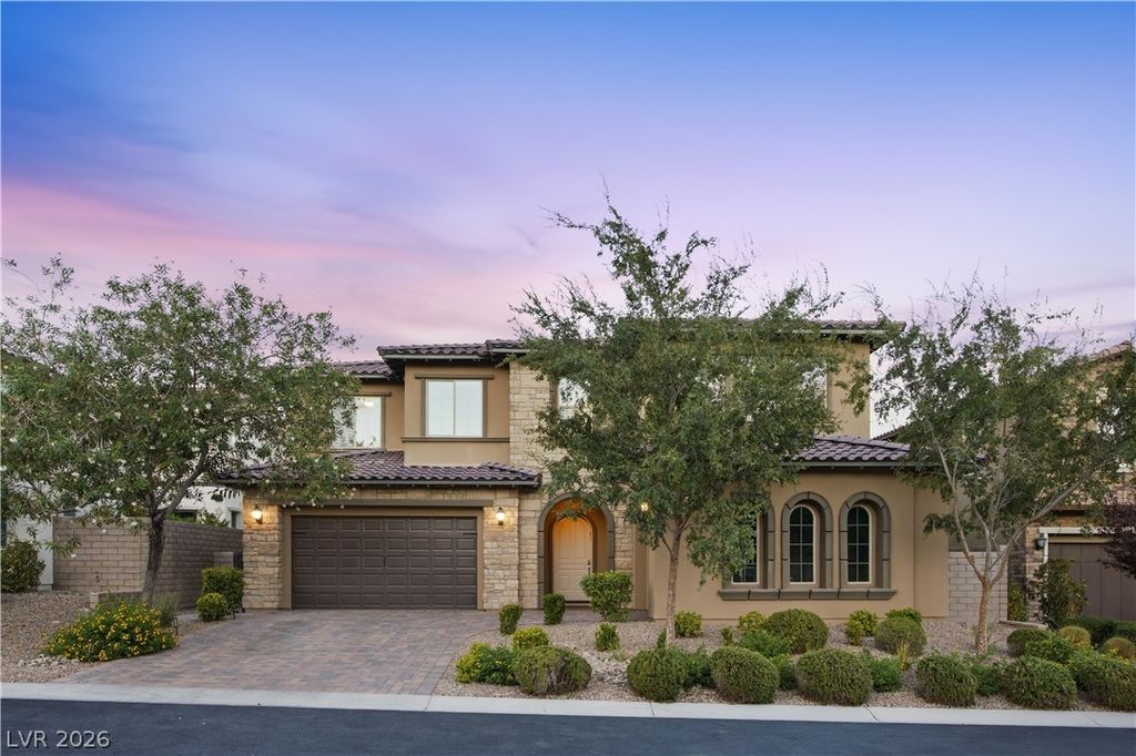 446 Bosco Di Fiore Street, Las Vegas, NV 89138 — exterior