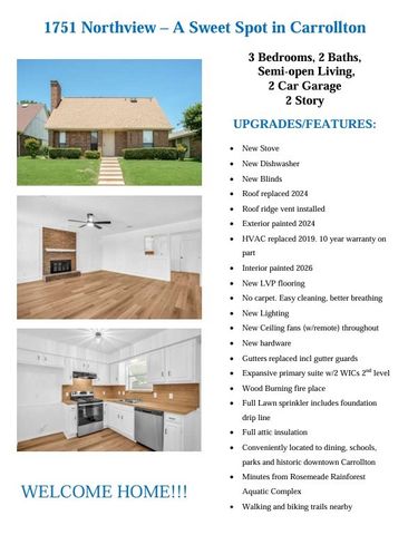1751 Northview, Carrollton, TX 75007