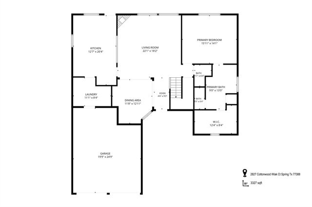 2827 Cottonwood Walk Court, Spring, TX 77388