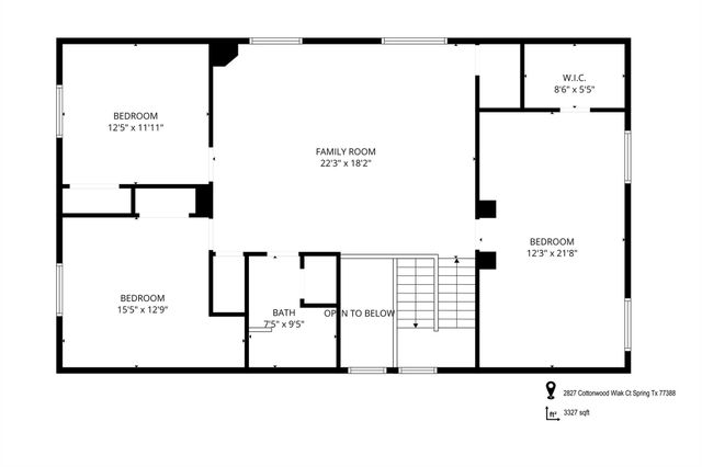 2827 Cottonwood Walk Court, Spring, TX 77388