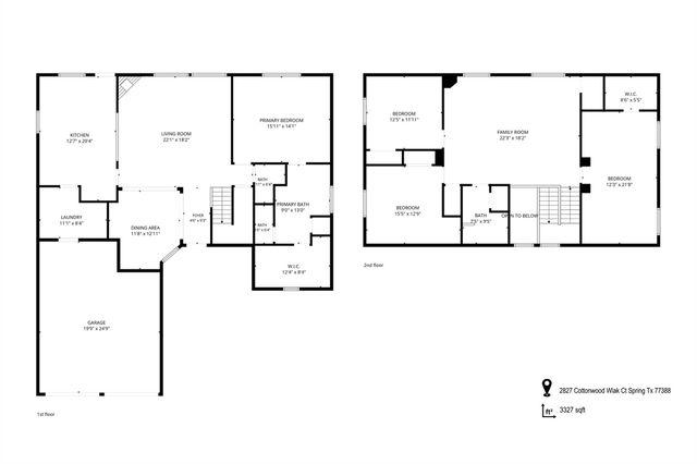 2827 Cottonwood Walk Court, Spring, TX 77388