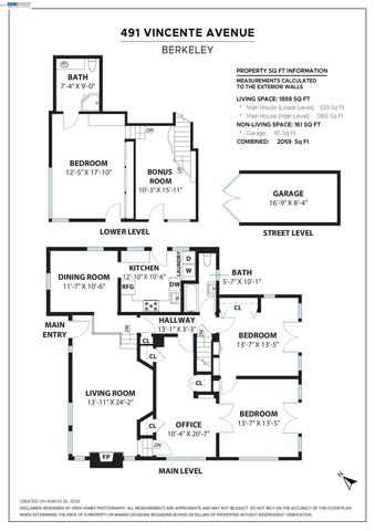 491 VINCENTE AVENUE, Berkeley, CA 94707