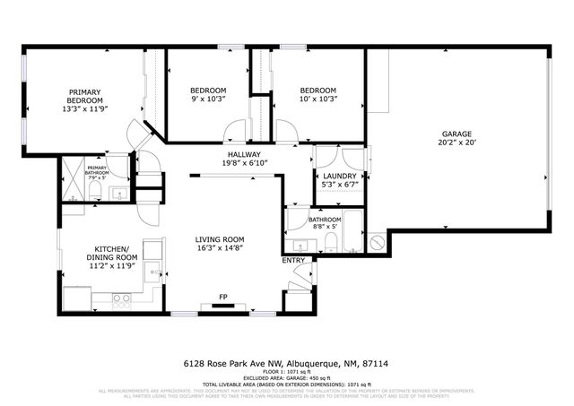 6128 Rose Park Avenue NW, Albuquerque, NM 87114