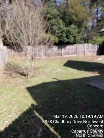 3358 Chadbury Drive NW, Concord, NC 28027