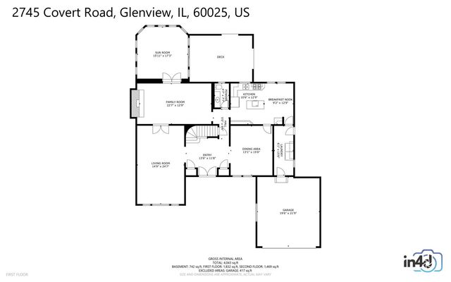 2745 Covert Road, Glenview, IL 60025