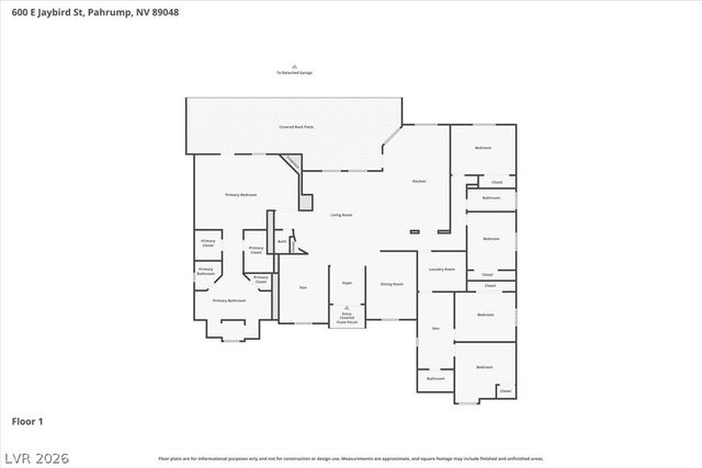 600 East Jaybird Street, Pahrump, NV 89048