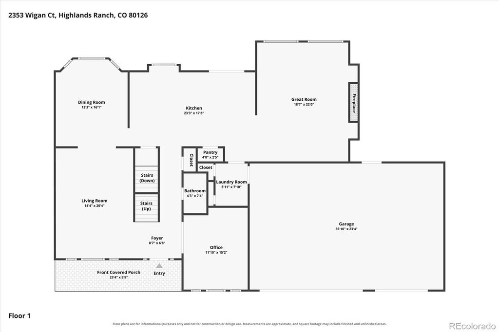 Image 45 of property listing at 2353 Wigan Court, Highlands Ranch, CO 80126