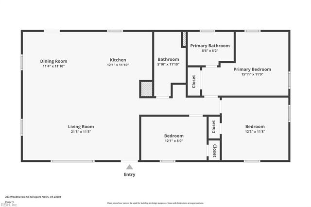 223 Woodhaven RD, Newport News, VA 23608