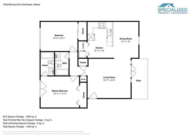 1445 Monroe Drive Apt F29, Atlanta, GA 30324