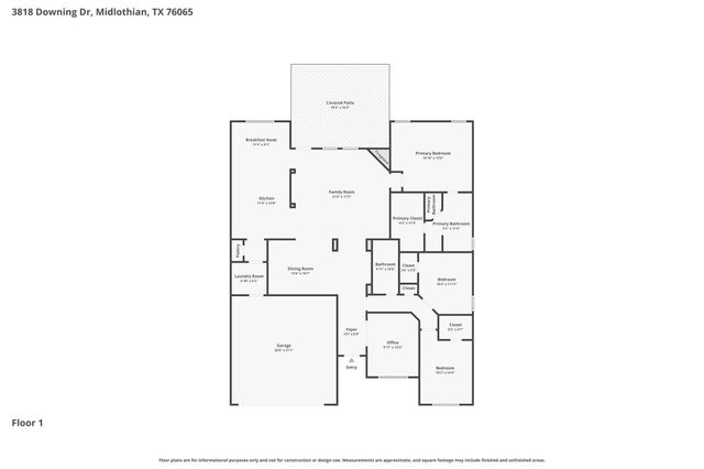 3818 Downing Drive, Midlothian, TX 76065