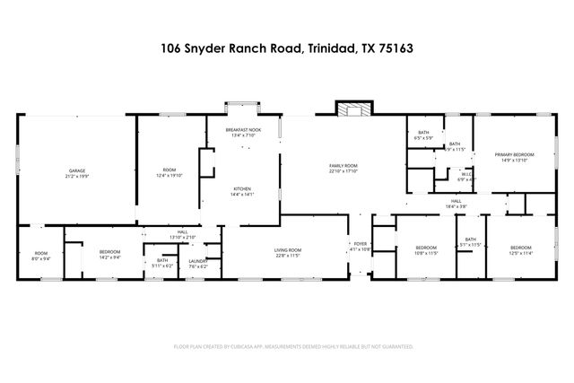 106 Snyder Ranch Road, Trinidad, TX 75163
