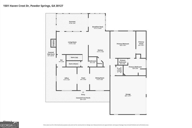 1501 Haven Crest Drive, Powder Springs, GA 30127
