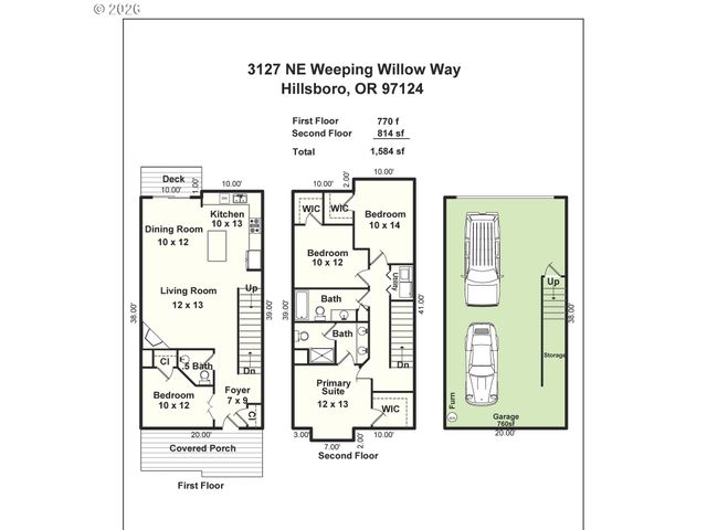 3127 Ne WEEPING WILLOW Way, Hillsboro, OR 97124