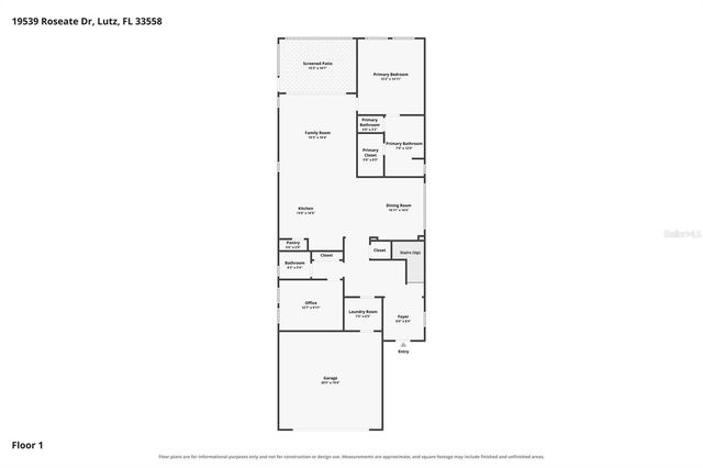 19539 ROSEATE DRIVE, Lutz, FL 33558